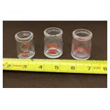 Mini Milk Jars, Meadow Gold, Sunset & Quality
