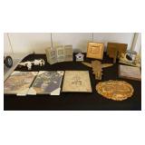 Candle Holders, Mother Plaque, Wood Owl and All