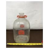 Meadow Gold One Gallon Milk Jar with Handle