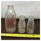 Glass Milk Jars