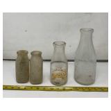 Glass Milk Dairy Jars