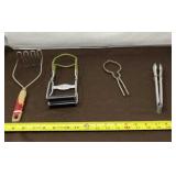 Canning Utensils, Wood Handled Potato Masher