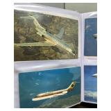 Photo Album of Postcards Planes and Ships