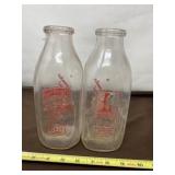 Schumacher Glass Dairy Jars