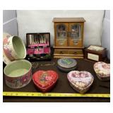Gold Plated Bracelet, Jewelry Boxes and Tins