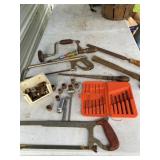 Saws, Hammers, Sockets, Bit Set and Hand Drill
