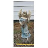 Plastic Water Fountain Angel