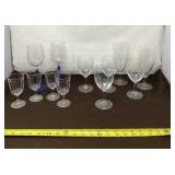 Long Stem Glasses One Has a Chip On Rim