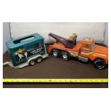 Nylint Big Pumpkin Wrecker and Lone Horse Trailer