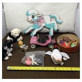 Nylint Pink Buggy, Beanie Babies and All Toys