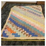 Stair Step Pattern Quilt Measures 60 x 74