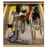 Contents of Drawer Including All Utensils