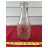 Vintage Quart Milk Bottle