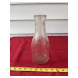 St. Louis Dairy Co. Embossed Clear Glass Bottle