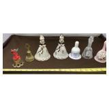 Ceramic, Glass and Enesco Porcelain Bells