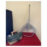 Fishing Net and Tackle Box