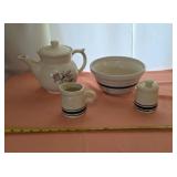 Drip-O-Lator Coffee, Cream-Colored Stoneware