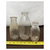 Glass Dairy Jars