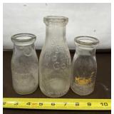 Glass Milk Jars