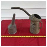 Galvanized Metal Oil Dispensing Can