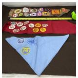Girl Scout Sashes and Bandanna