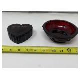 Avon 1876 Cape Cod Ruby Red Fruit Bowl