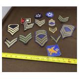 WWII shoulder sleeve, US Army Command Patches