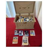 1980ï¿½s Fleer Baseball Cards in Plastic Container