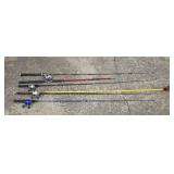 Fishing Poles including,  Zebco, Shakespeare