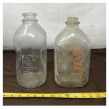 Glass Dairy Milk Jars