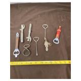 Bottle Openers and Paint Can Punchers