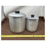 Metal Canisters for Coffee and Flower