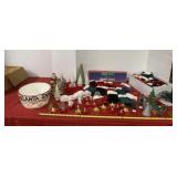 Christmas Stockings, Candles and Ornaments