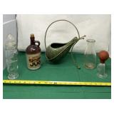 Ewer Vase with Stand, Glass Breast Pump, Apple