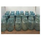 24 Blue Ball Jars