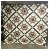 Multi Pointed Star Patchwork Quilt Measures