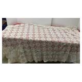 Handmade Cream Cotton Crochet Lace Tablecloth