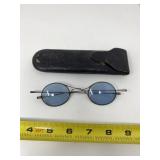 Wire Rim Spectacles with Case