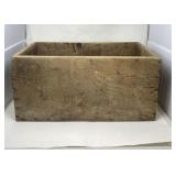 Wood Box Measures 24 inches wide x 13.5 deep x 12