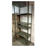 3ft by 86 1/2 in Metal Shelving