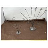 Vintage Silver-Tone Metal Wire Tabletop Photo,