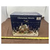 Christmas Streets Lighted House