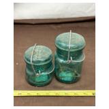 Ball Ideal Bicentennial Aqua Blue Mason Jars