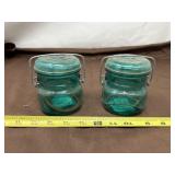 Ball Ideal Bicentennial Eagle 1/2 Pint Mason Jars