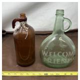 Glass Bottles with Handles
