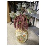 23 inch Japanese Style Vase with Artificial Plant