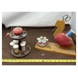 Thread Holders with Sewing Machine Supplies in