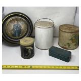 Empty Tins with Lids