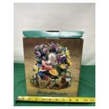 New in Box Poly Resin Garden Fountain