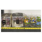 Smurfs and Peanuts 1983 Glasses with New Libbey 17